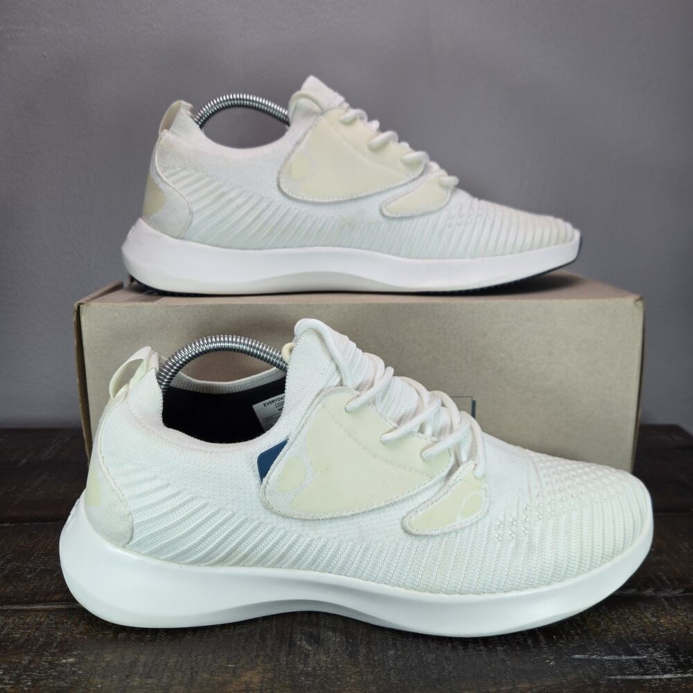 Vessi Everyday 2.0 Mens Size 10 Lace Up Waterproof Shoes Sneakers Polar White